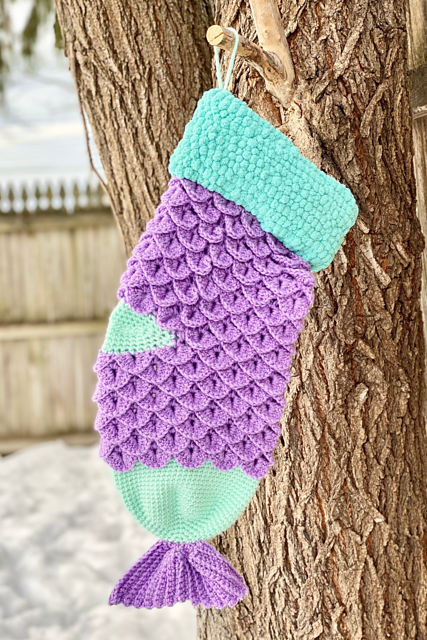 Mermaid Holiday Stocking