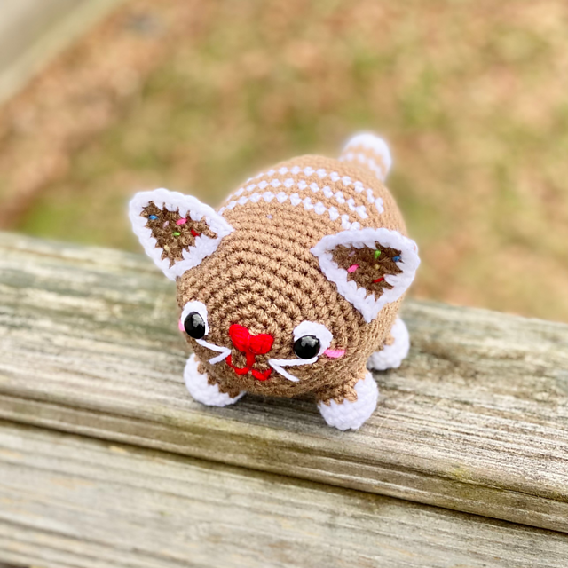 Amigurumi Gingerbread Cat