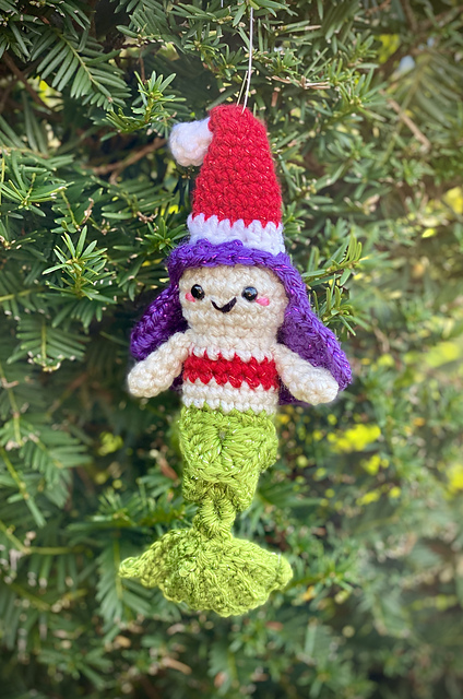 Merry Mermaid Ornament