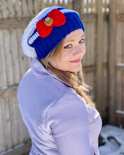 Pretty Sailor Slouchy Hat