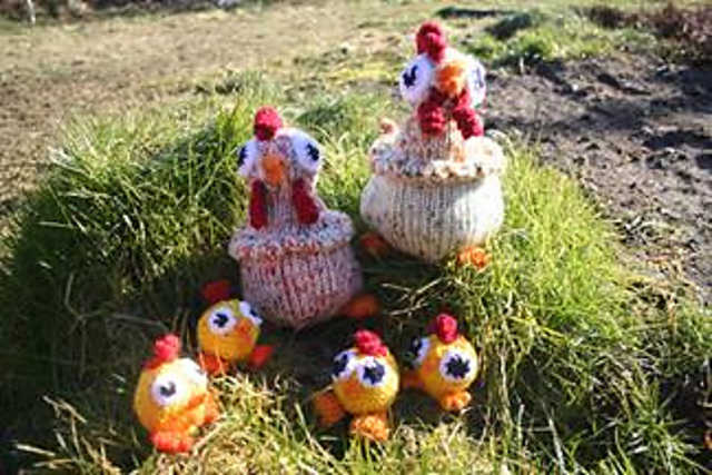 Hühnerfamilie