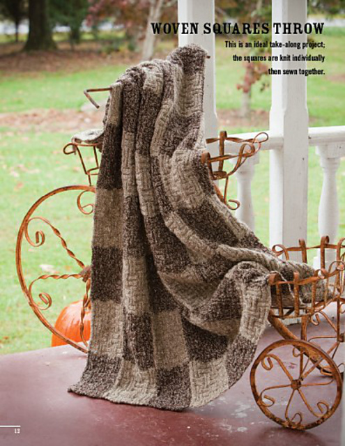 Woven Squares Throw