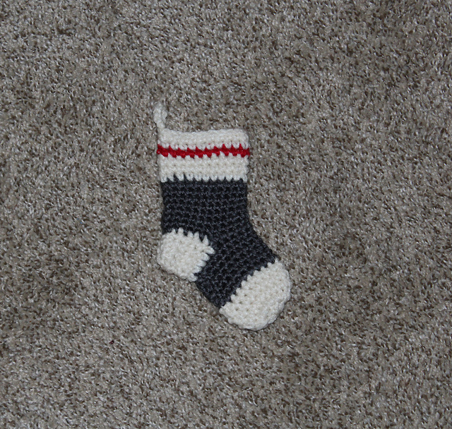 Mini Work Sock / Sock Monkey Stocking
