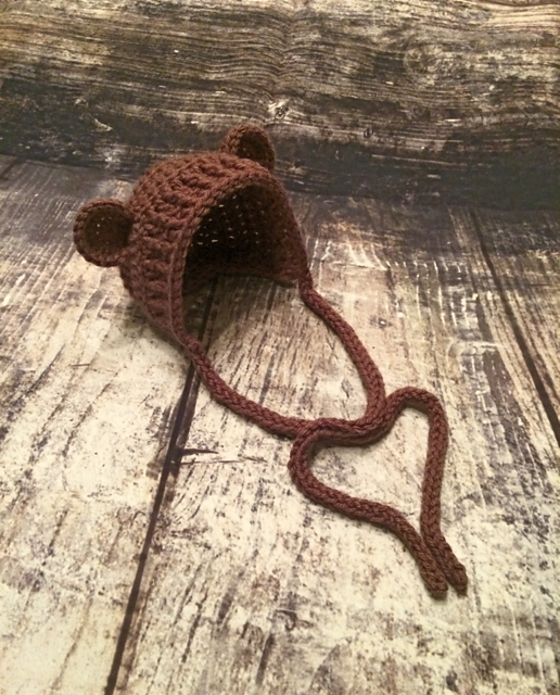Baby Bear Bonnet Hat