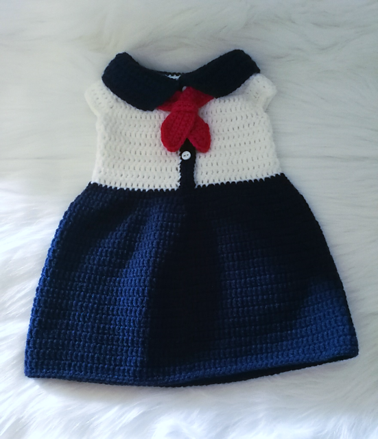 Sailor inspired dress