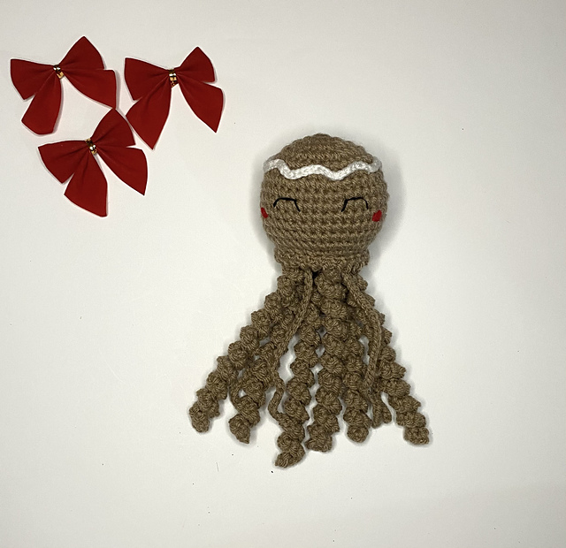Gingerbread Jellyfish Plush