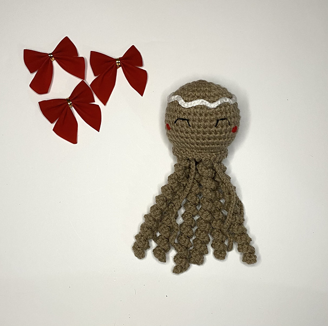 Gingerbread Jellyfish Plush