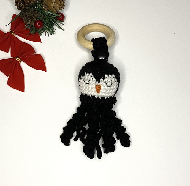 Penguin Jellyfish Teether and Rattle