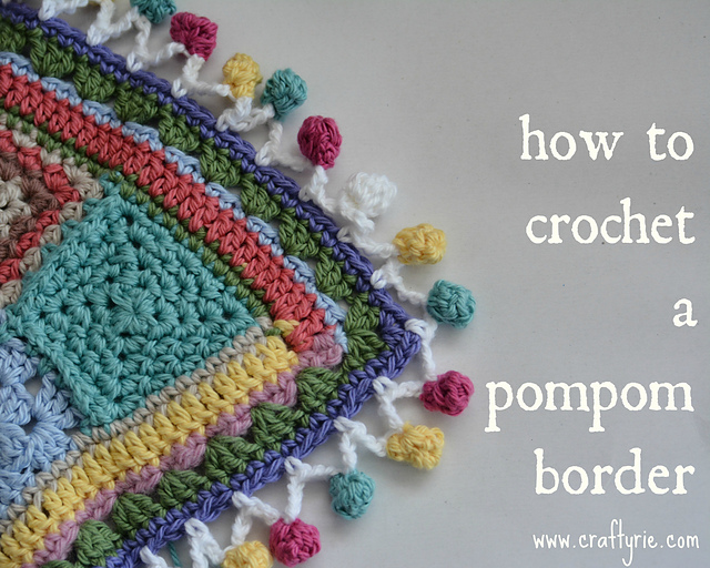 Easy Pompom Borders