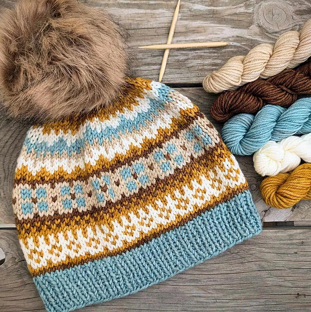 SoCal Fiber Fair 2024 Beanie: Movin' Right Along