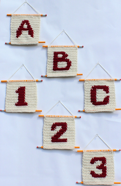 Alphanumeral Wall Hangings