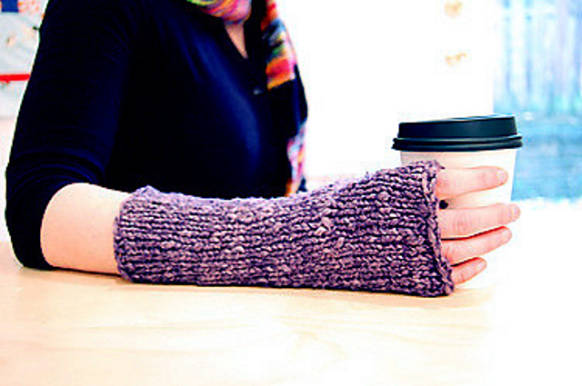 Rustic Silk Mitts