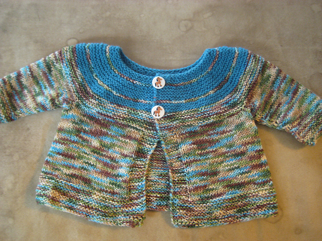 Infant Cardigan and Ruffled Cap