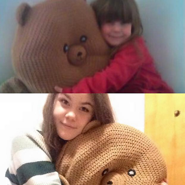 A Bear-y Huggable Pillow
