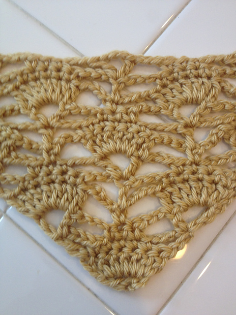 Punto fantasía # 19: punto triangular- Galeria de puntos  fantasía en crochet ( quinta parte) 