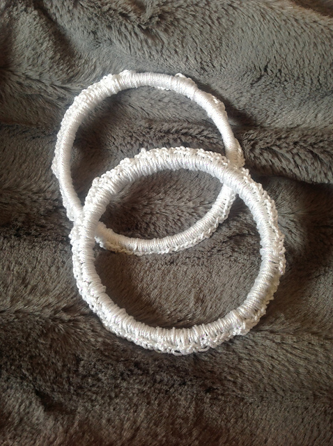 Crochet bangles