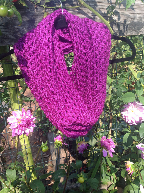 Magenta Infinity Scarf