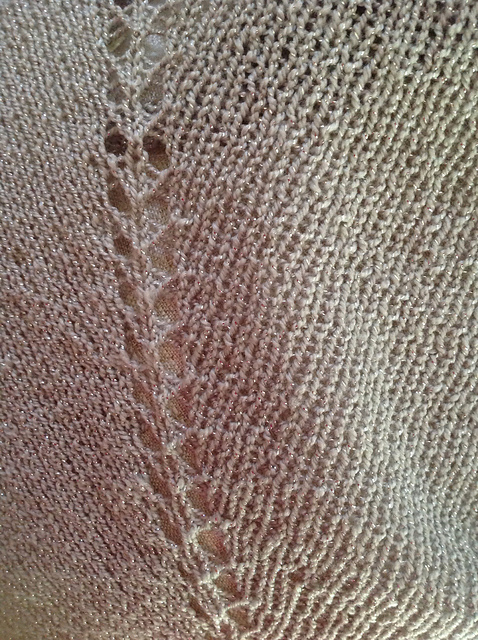 Silver Semi-Circular Shawl