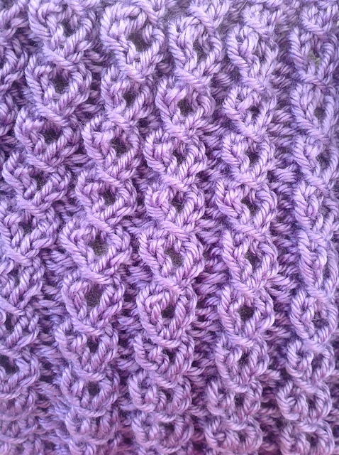 Lacy Lavender Cowl