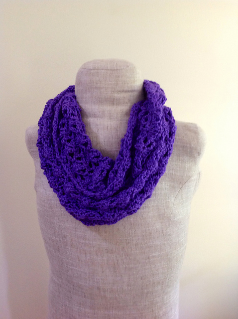 Butterfly Stitch Infinity Scarf