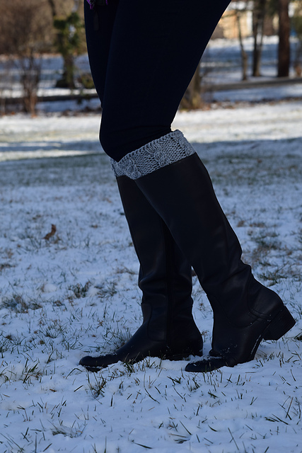 Cabled Boot Cuffs