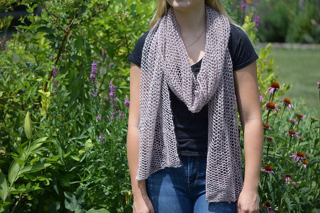 Fluffy Lace Scarf