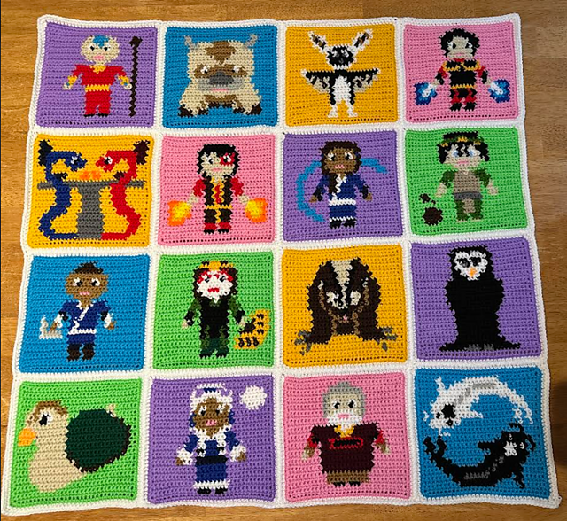 Avatar the Last Airbender Inspired Blanket
