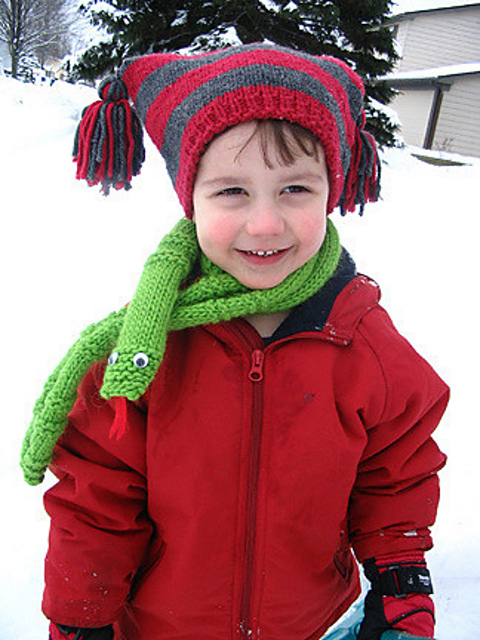Toddler Snake Scarf