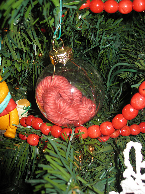 Emergency Yarn Ornament