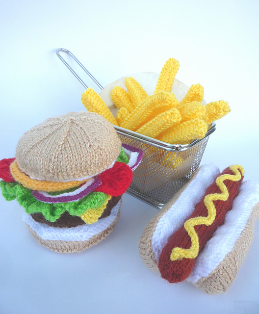 Hamburger & Hot Dog with Chips