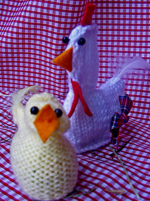 easter CHICK and chicken creme egg cover cozy