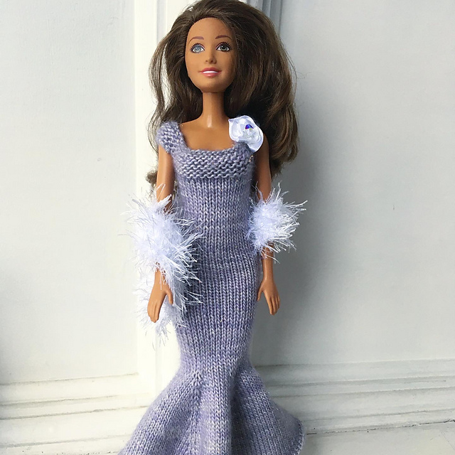 #0619 Blue Glitter Dress