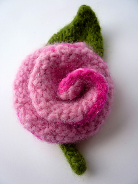 Felted Rose