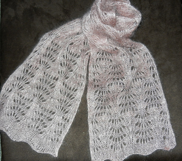 Ostrich Plumes Scarf