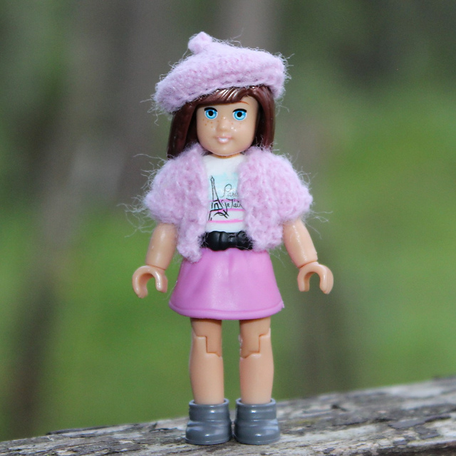 Short Sleeved Cardigan for Tiny Dolls