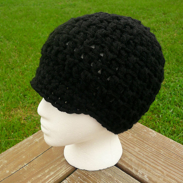 Jamie Hat - chunky visor beanie