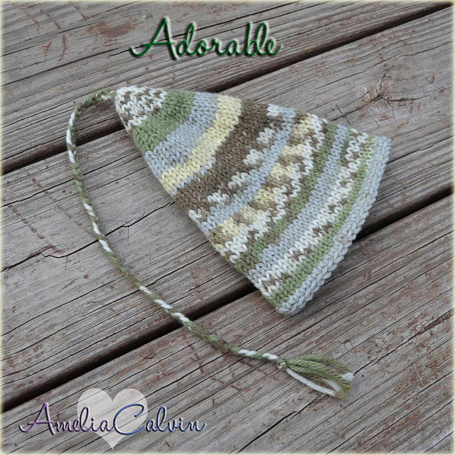 Adorable Knit Elf Hat