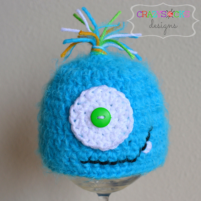 Fuzzy Monster Hat
