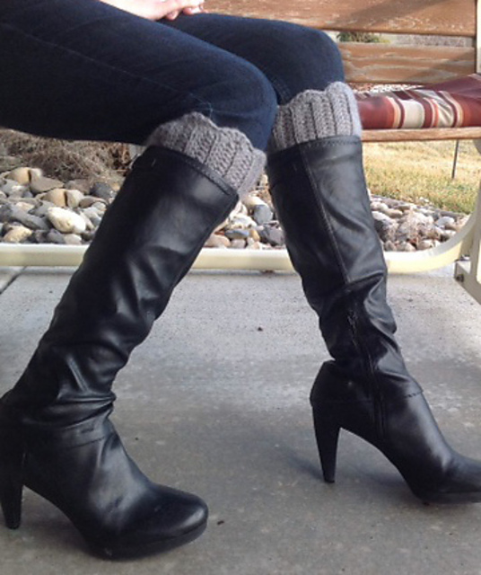 Scalloped Boot Cuffs