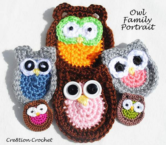 Owl Family Portrait