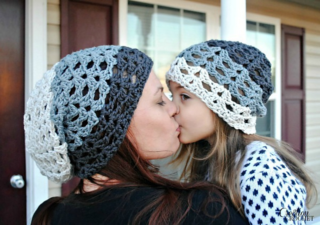 Grayscale Ombre Slouch
