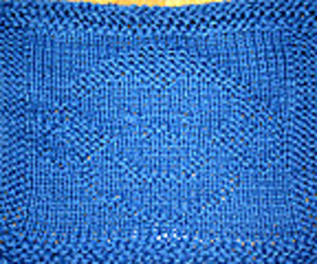 Monkey Face Dishcloth - Loom Knit