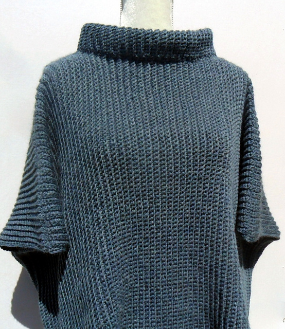 Ribbed Poncho
