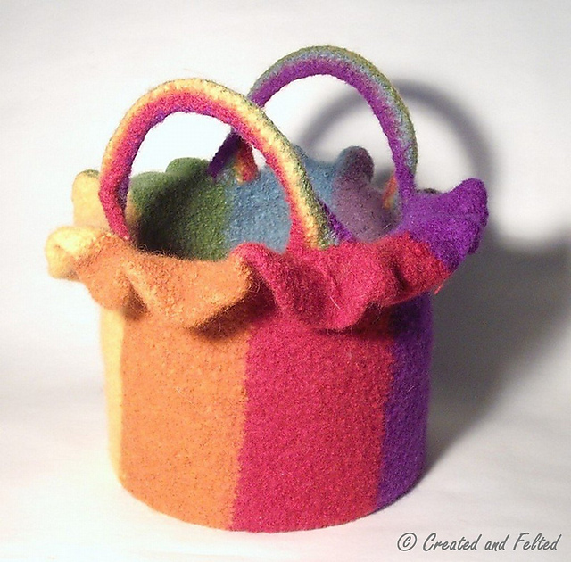 Rainbow Bucket Bag
