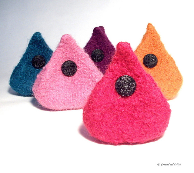 Teardrop Felt Pouch