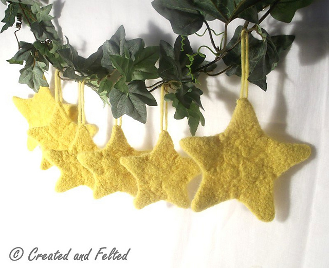 Felt Christmas Star Ornament