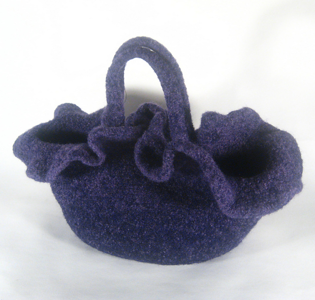 Felted Wave Bag