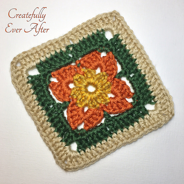 Four Petal Granny Square