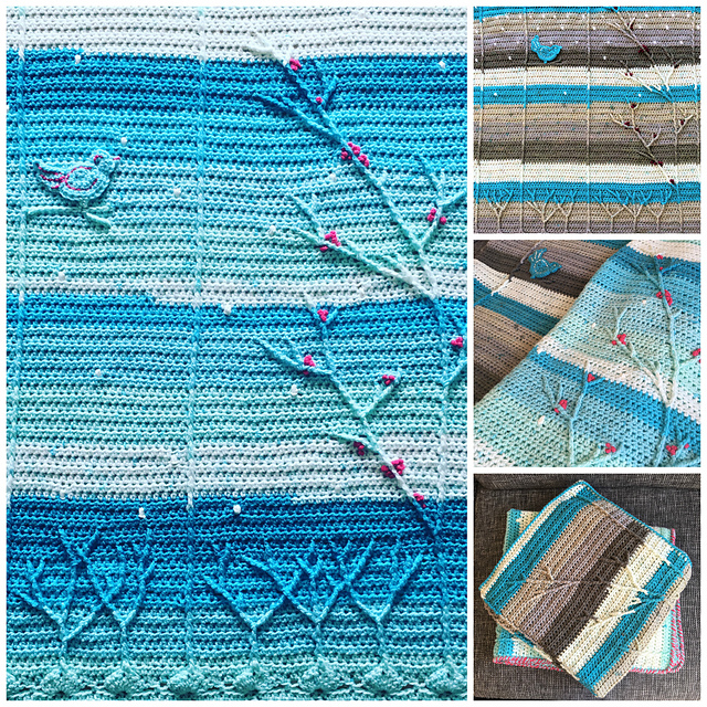 Winterberry Baby Blanket