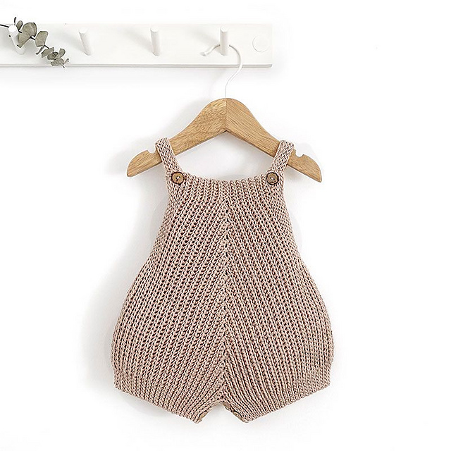 "A" Crochet Romper
